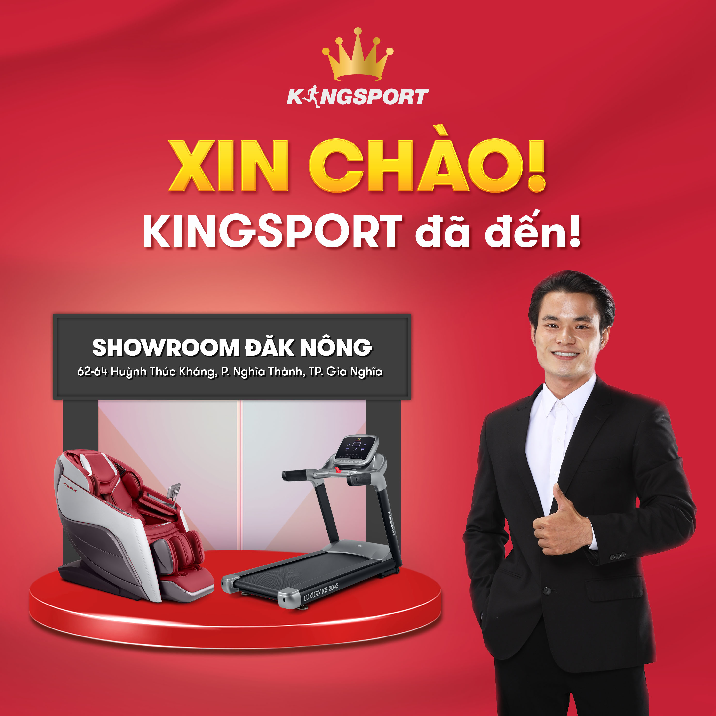 KINGSPORT CHÀO MỪNG KHAI TRƯƠNG SHOWROOM THỨ 133