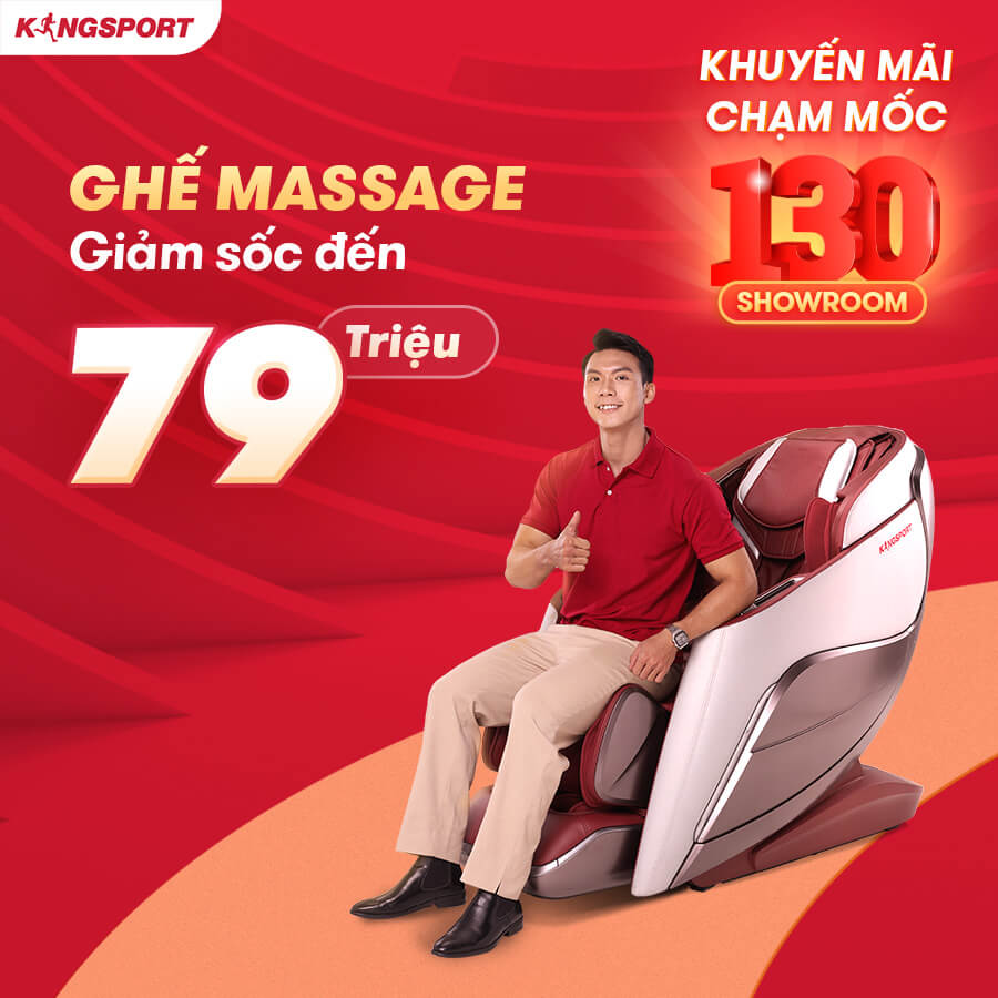  Ghế massage giảm sốc đến 79 triệu