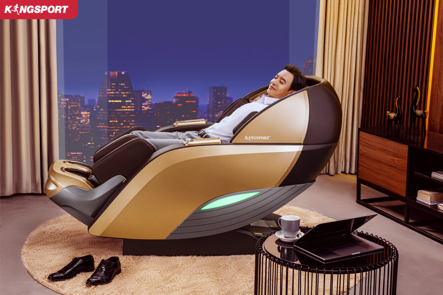 Ghế massage trị mất ngủ bằng cách mát xa toàn thân