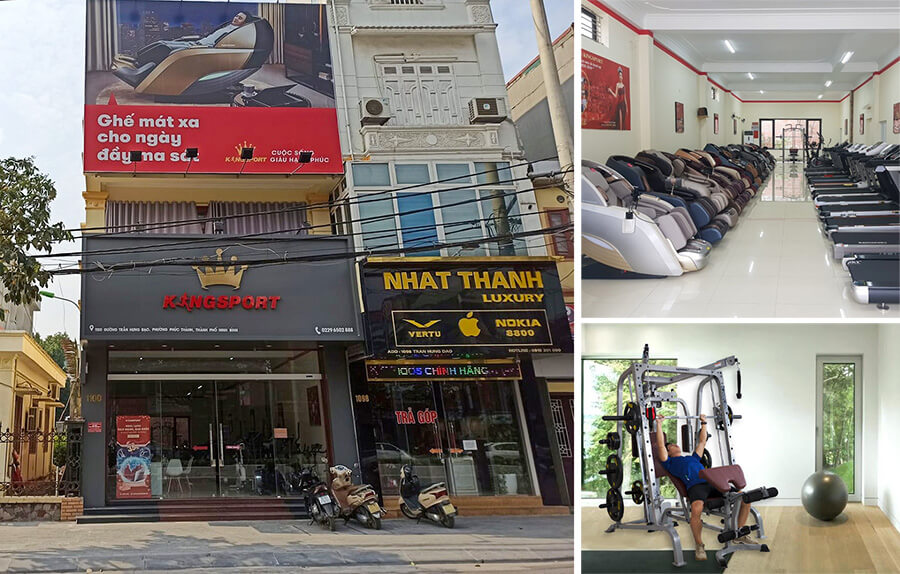 Hình ảnh nhận diện cửa hàng giàn tạ đa năng tại Ninh Bình