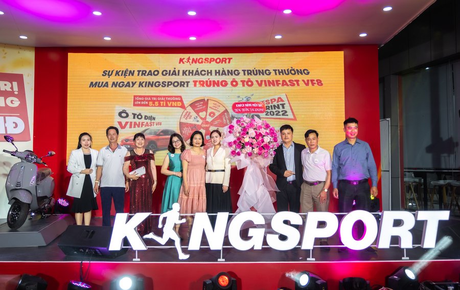 Mua ngay KingSport, trúng ô tô Vinfast VF8