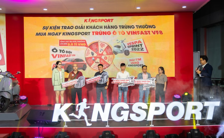 Mua ngay KingSport, trúng ô tô Vinfast VF8