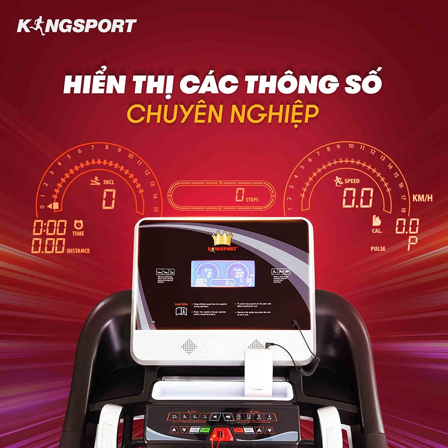 Bảng hiển thị khoa học, dễ dàng theo dõi sức khỏe