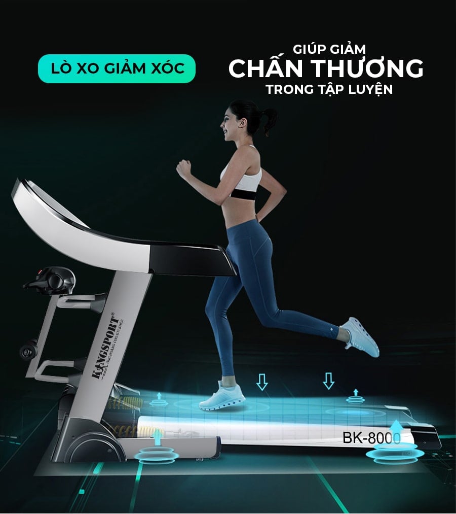 Hệ thống lò xo giảm xóc giúp giảm chấn thương