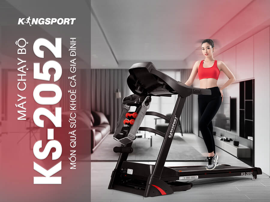 Máy chạy bộ Kingsport KS-2052 đa năng