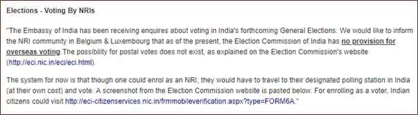 NRI voting