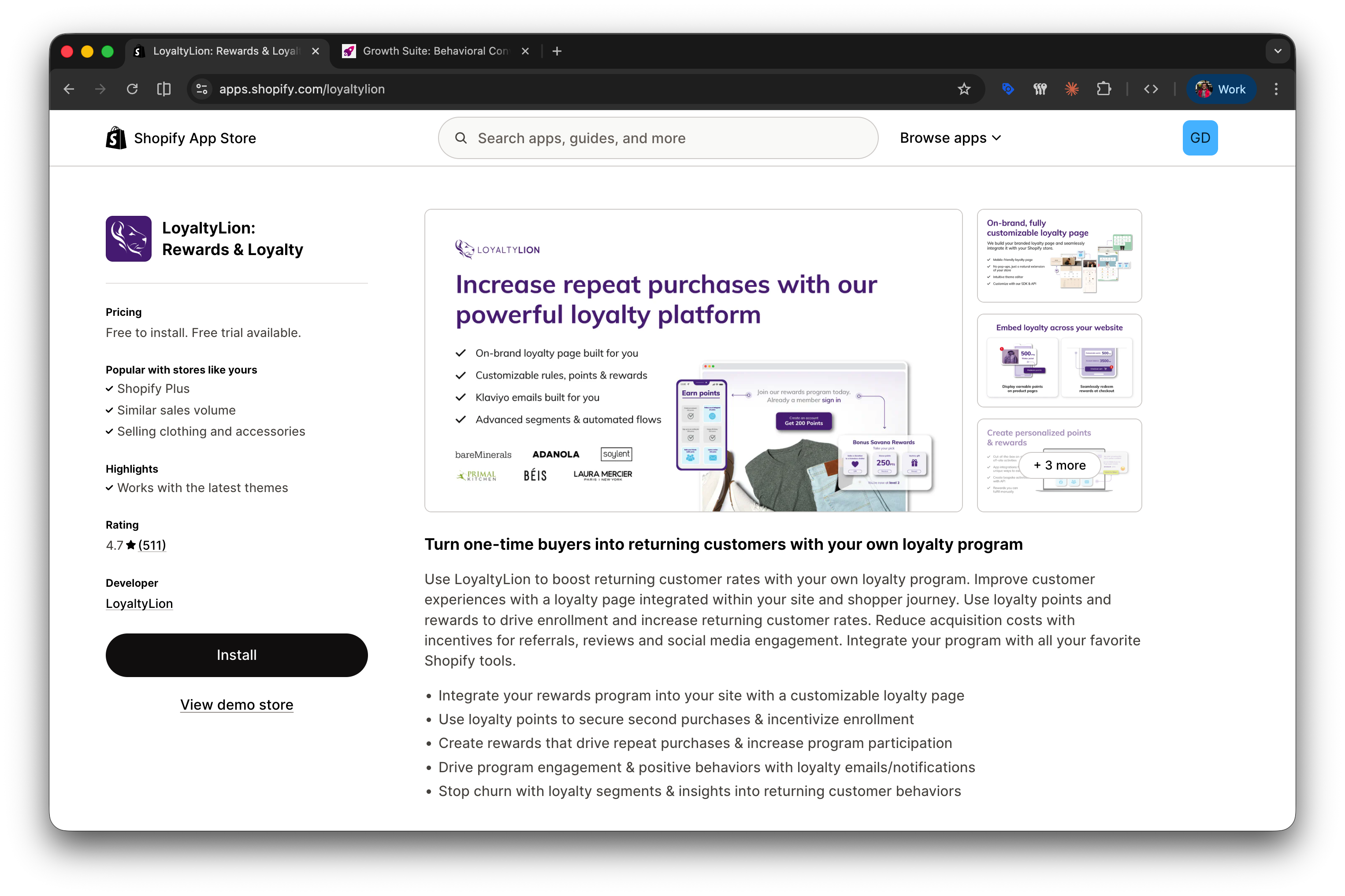 Best Shopify Discount Apps - LoyaltyLion App