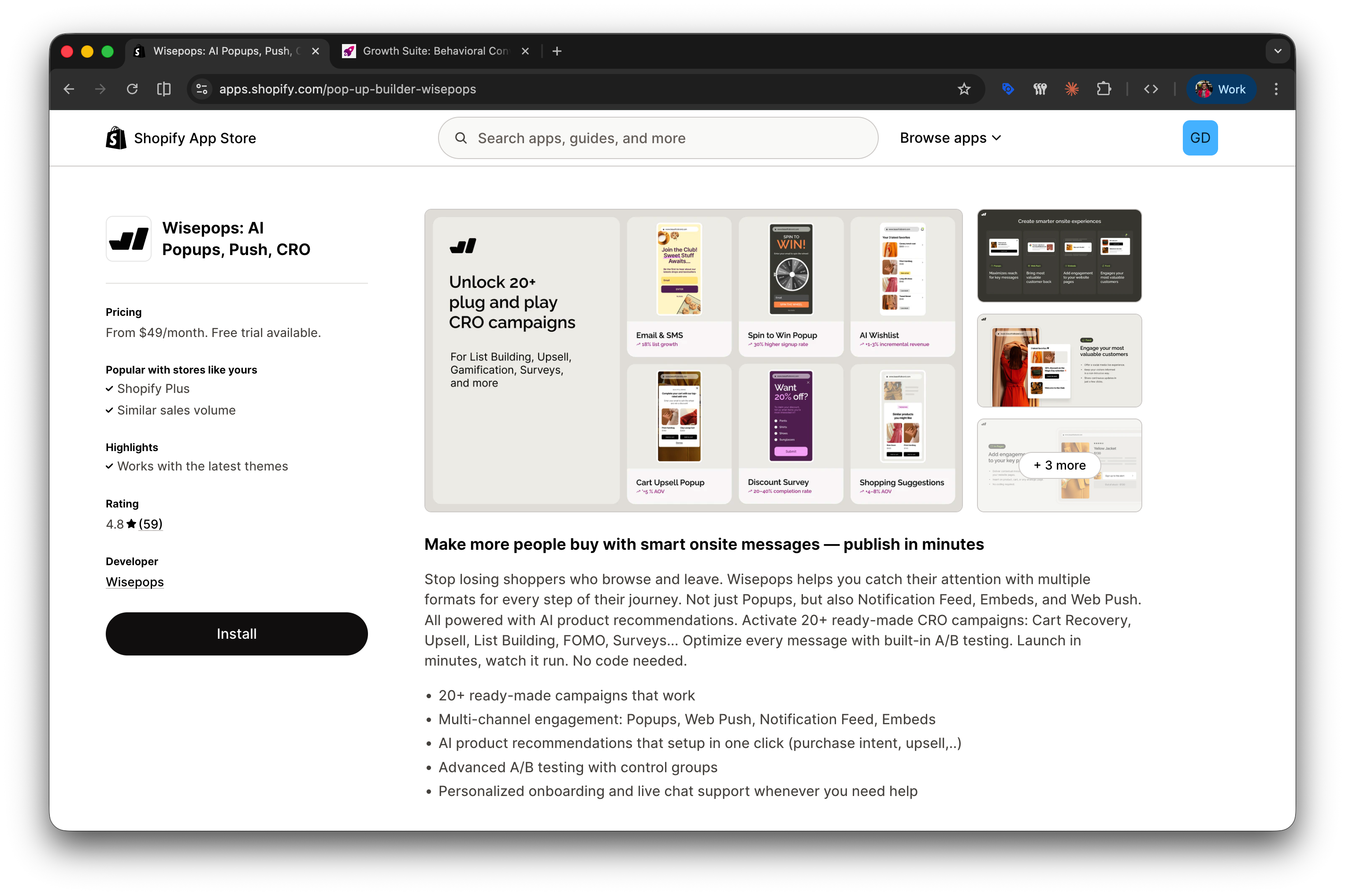 Best Shopify Discount Apps - Wisepops Popup App