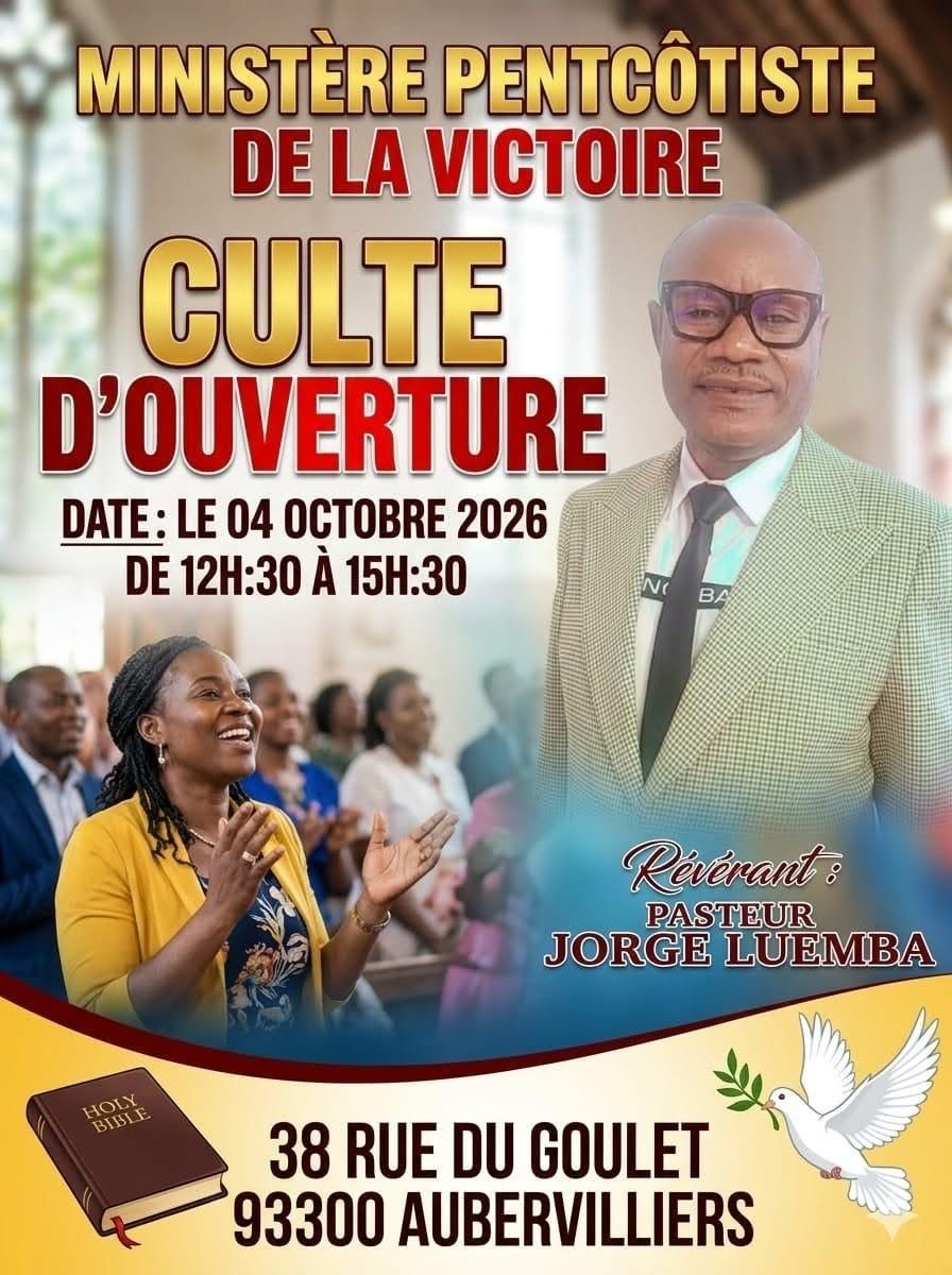 CULTE D'OUVERTURE