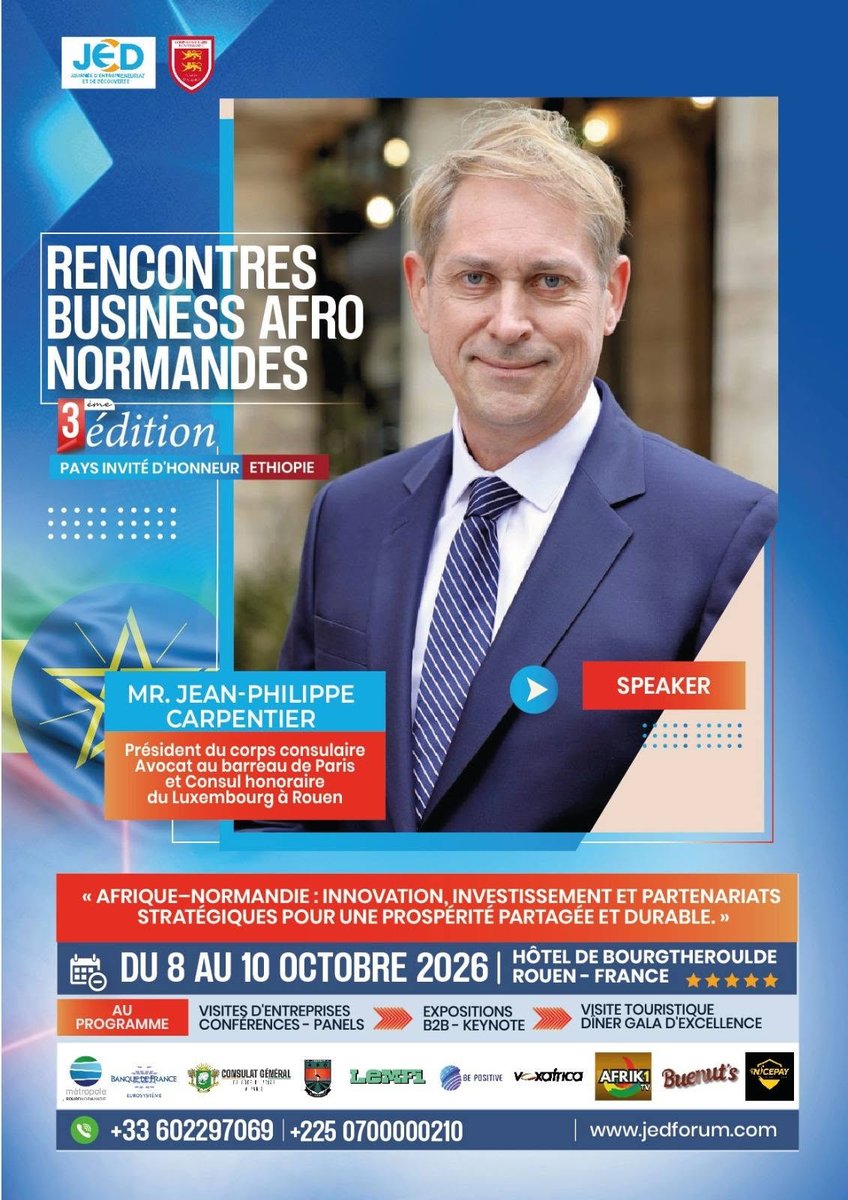 3ᵉ ÉDITION DES JED FORUM – RENCONTRES BUSINESS AFRO-NORMANDES-1