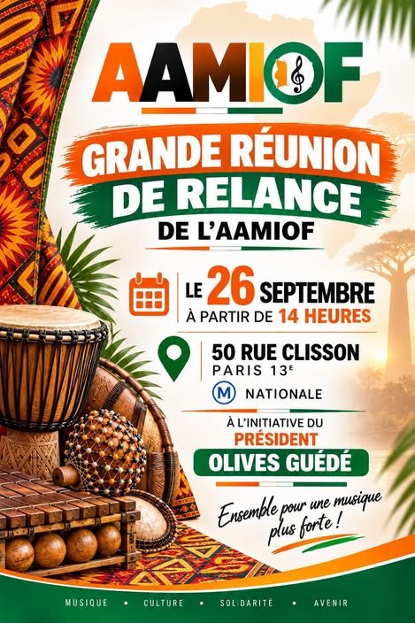 AAMIOF - grande réunion de relance