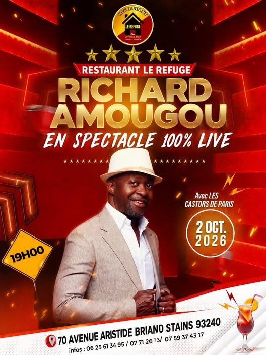 RICHARD AMOUGOU en spectacle live-1