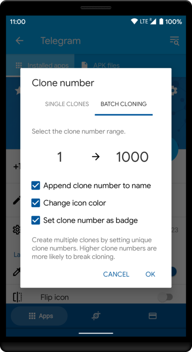 App Cloner mod Apk 