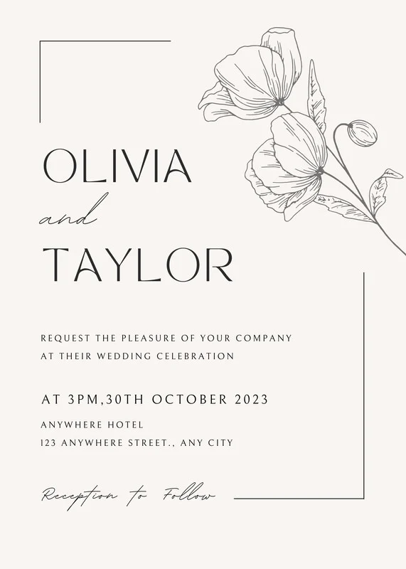 Elegant Wedding Invitation Maker