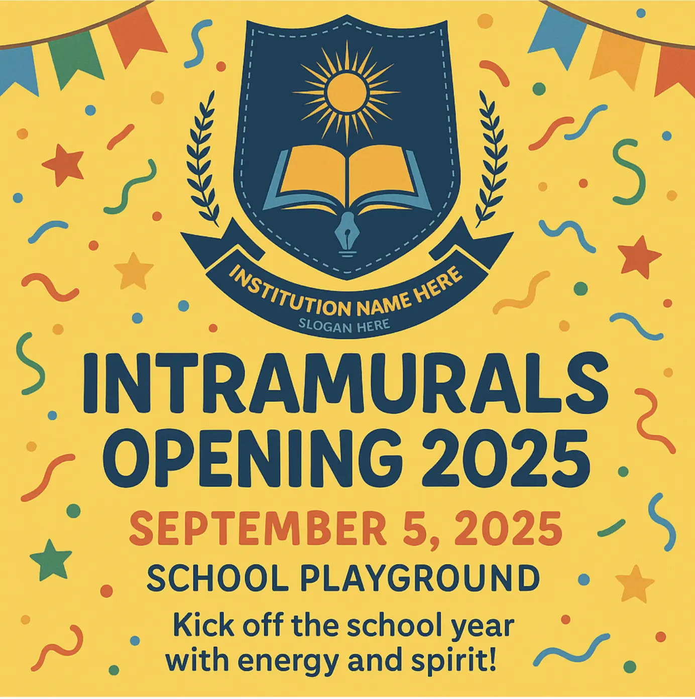 Event Poster Maker for Schools
