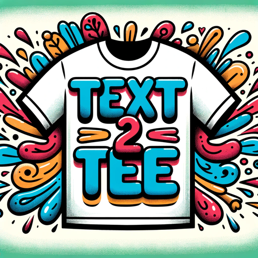 Text 2 Tee logo