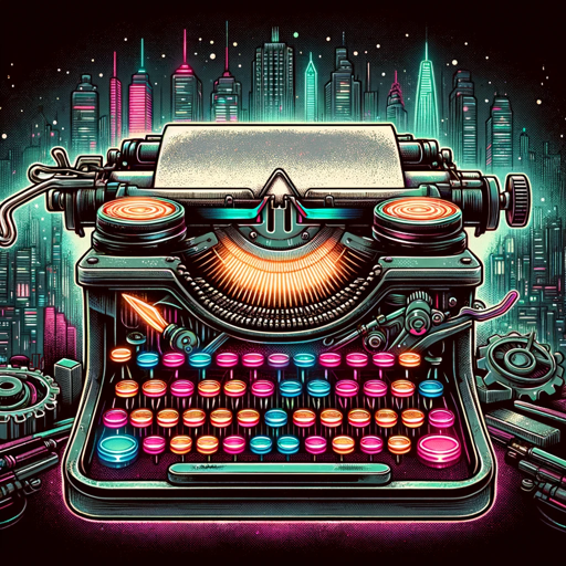 Retro Cyber News Scribe logo