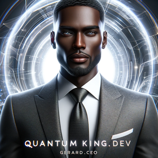 * www.gerardking.dev, the Quantum CEO logo