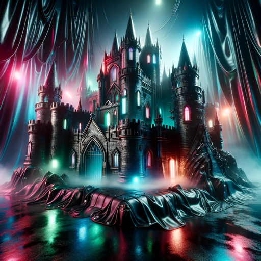 Kingdoms After Dark, a text adventure game logo