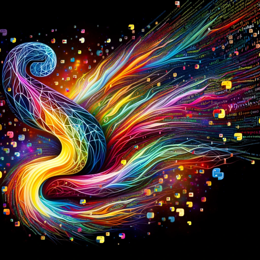 Artistic Python logo