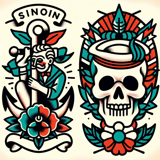 Traditional Tattoo Designer logo