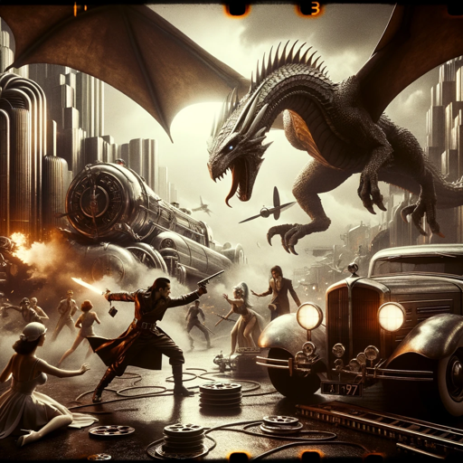 Dieselpunk Dungeons, a text adventure game logo