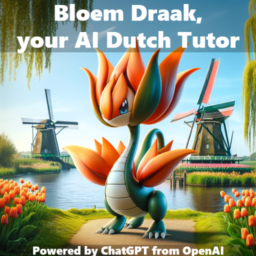 Bloem Draak, your AI Dutch Tutor logo