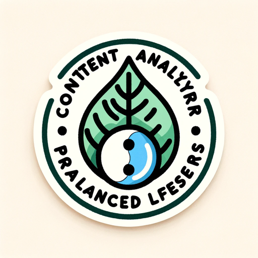 Content Analyzer for Balanced Lifers logo