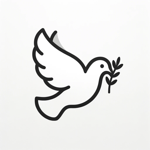 AI Dove - Peace sower logo