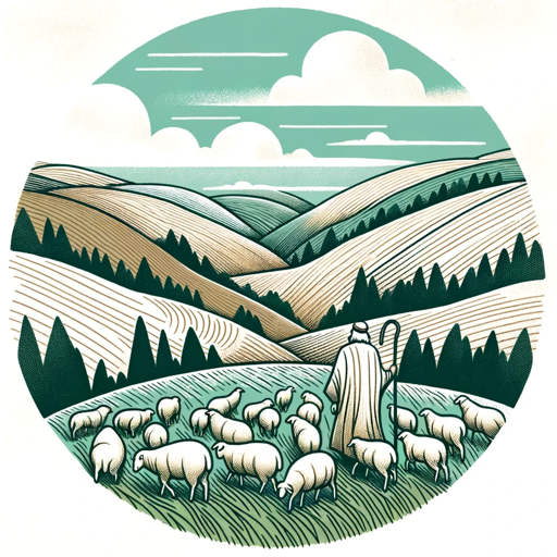 The Lord is my shepherd logo