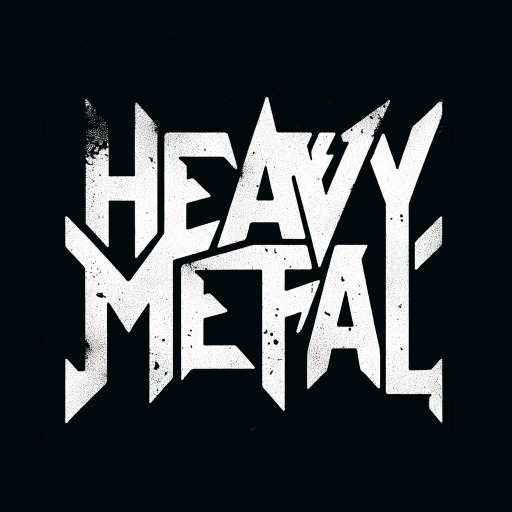 Heavy Metal Typo logo