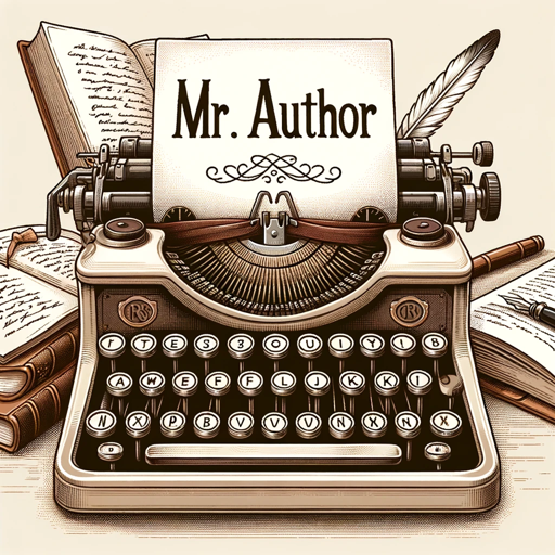 Mr Author logo