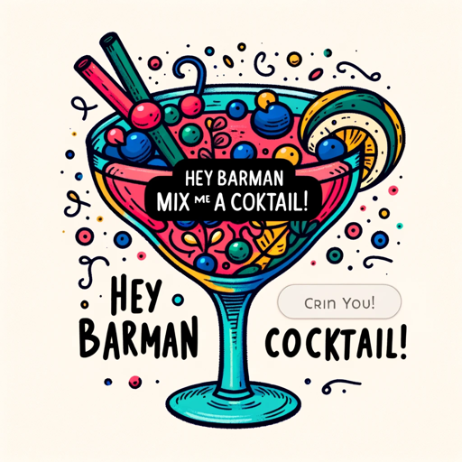 Hey Barman - Mix Me a Cocktail! logo