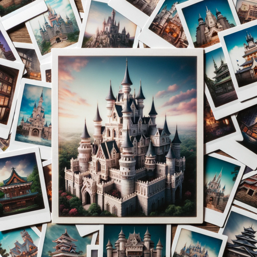 Polaroids of a Kingdom, a text adventure game logo