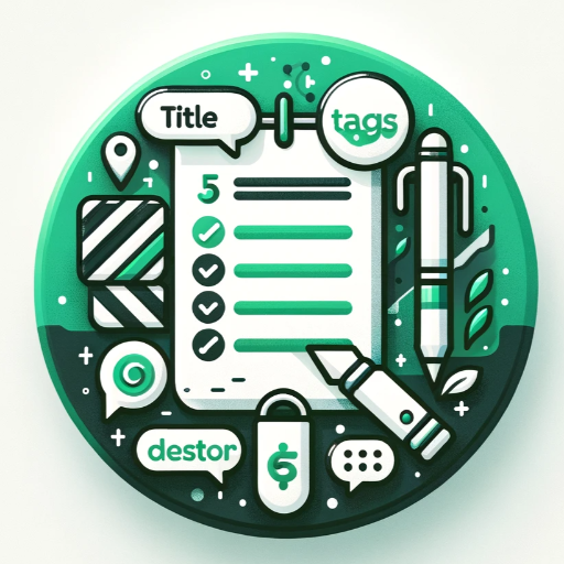 Fiverr title, tags, description and FAQs logo