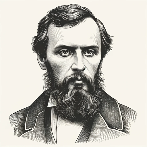 Fyodor Dostoevsky logo