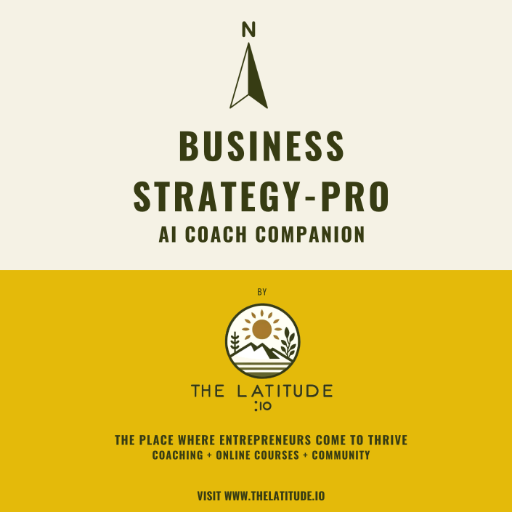 Strategy-Pro Coachbot by THE LATITUDE.IO logo