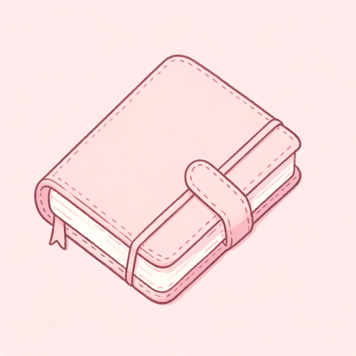 Pink Aesthetic Mood Diary logo