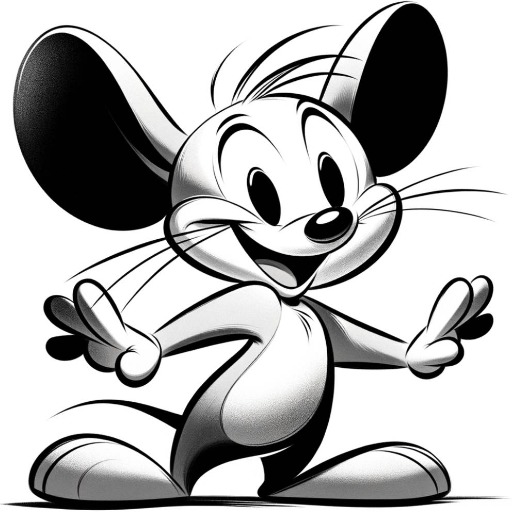 Mickey Cartoon Character logo