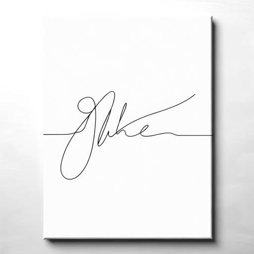 elegant signature logo