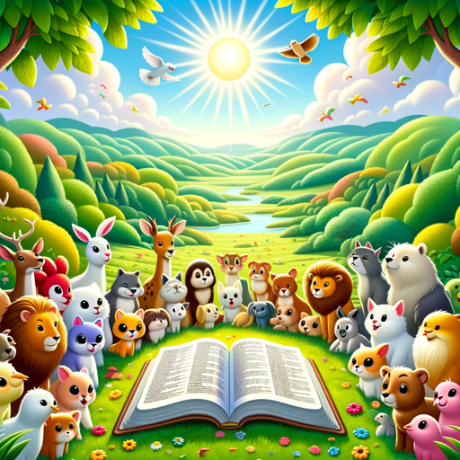 Zany Cartoon Animals Bible Translator logo