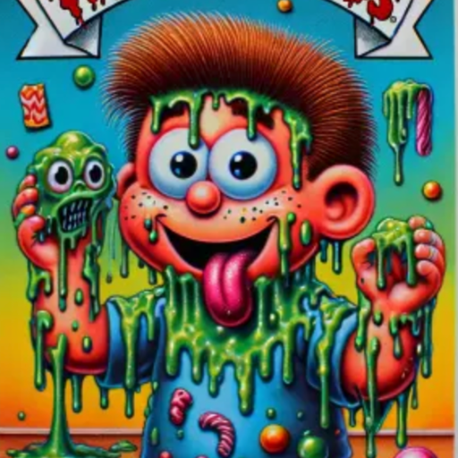 Trash Pail Kids (Les Crados) logo