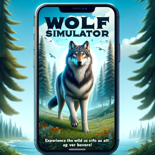 Wolf Simulator 🐺🌲🌕🦌🏞️📖🐾🌍 logo