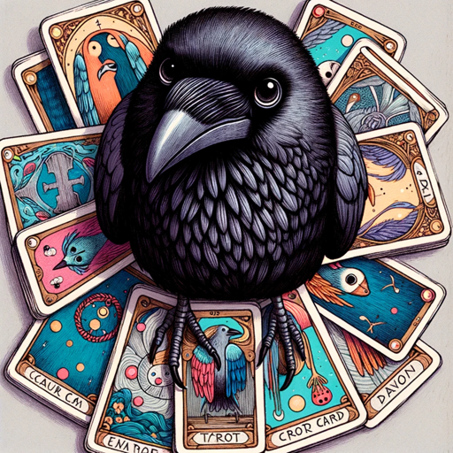 Tarot Guide (and Raven) logo