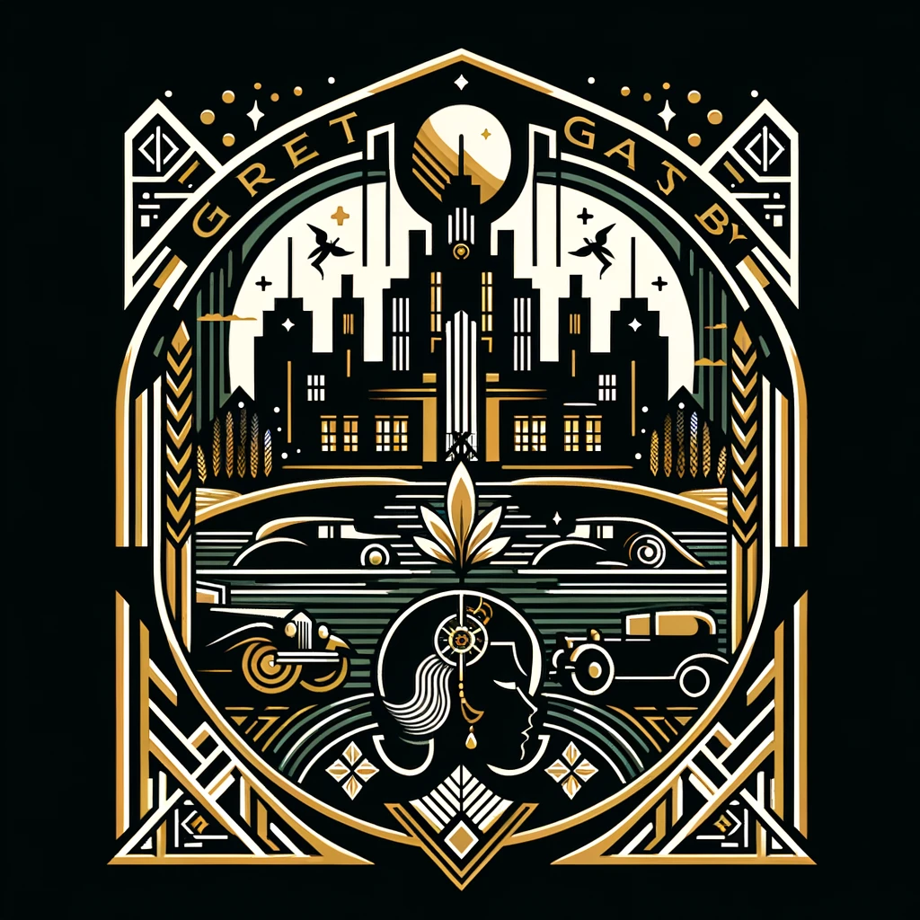 The Great Gatsby by F. Scott Fitzgerald logo