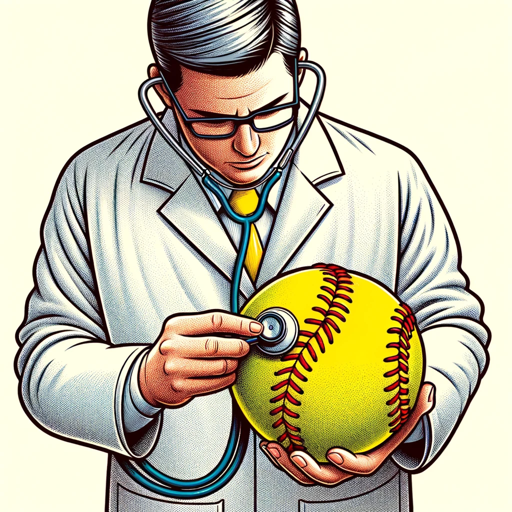 Softball Doctor is in... logo