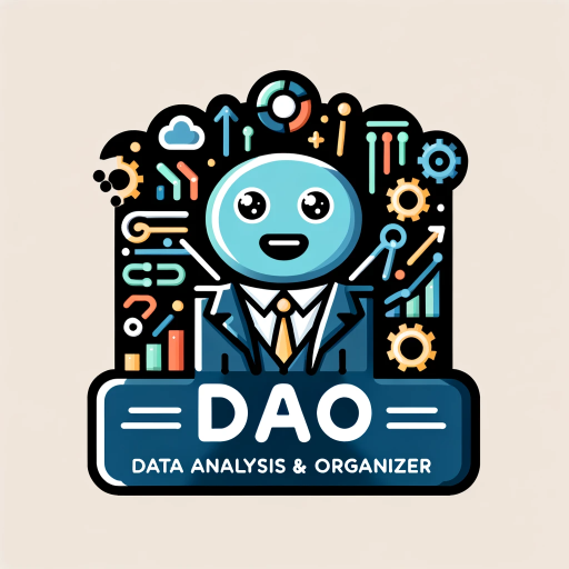 DAO - Data Analysis and Organizer logo