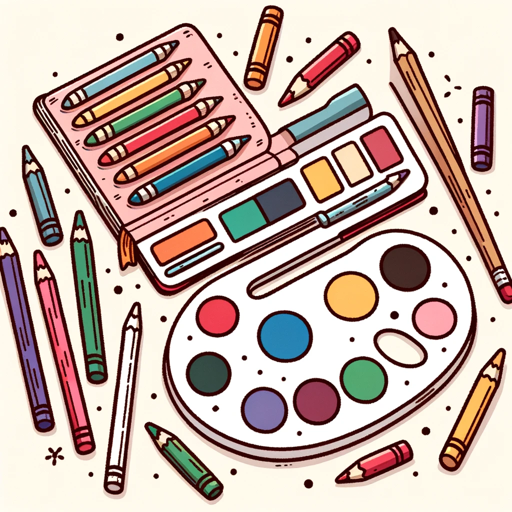 Coloring and Work Pages for all! logo