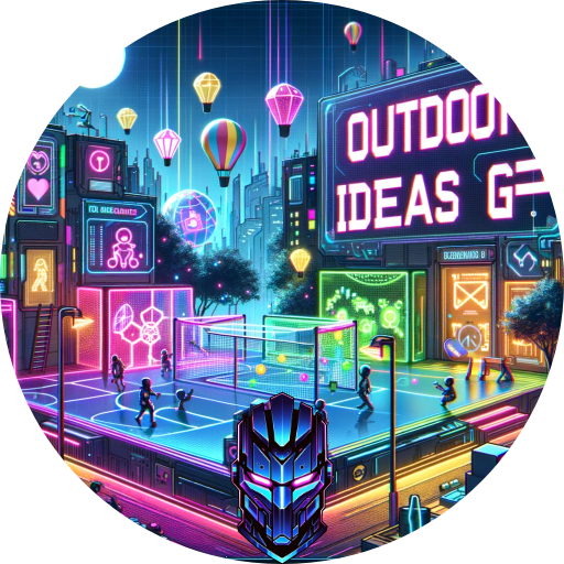 Outdoor Game Idea Generator | Multilingual logo