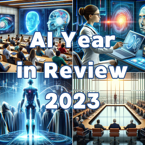 AI Year in Review 2023 logo